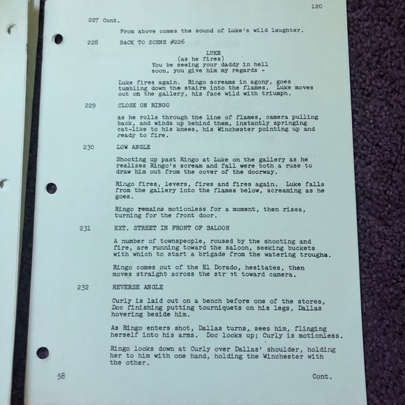 STAGECOACH screenplay copy script FINAL DRAFT - Picture 4 of 8